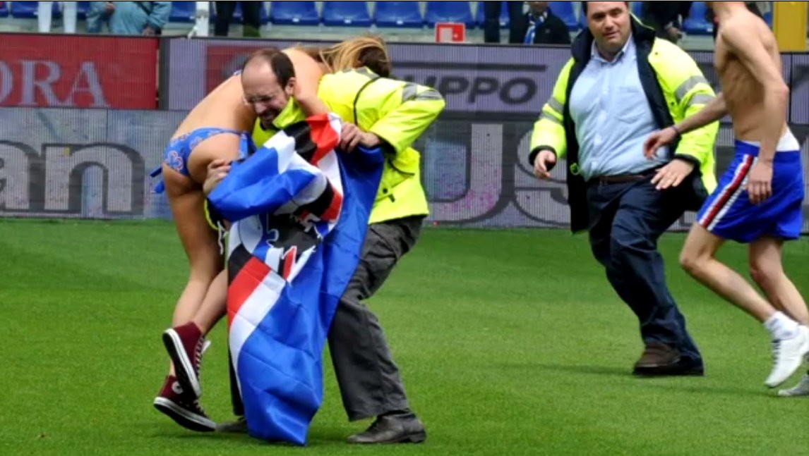 Futbal_Sampdoria_fanúšička_usporiadateľ